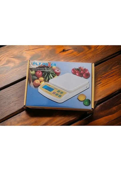 Dijital Mutfak Terazisi (Tartısı) 5 kg 1 gr Hassas Paslanmaz Çelik Pil Hediyeli