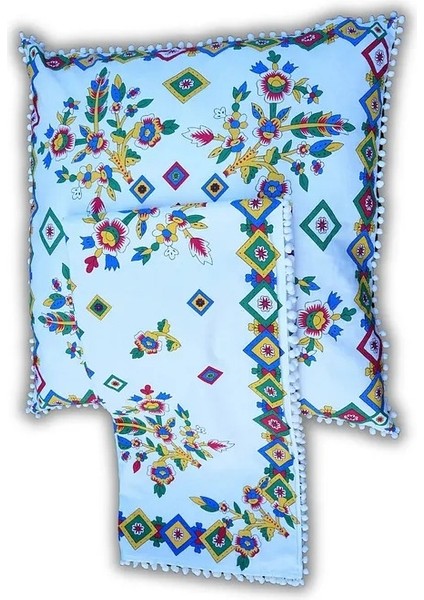 Etnik Minder Kılıfı 80X80, 6 Renk Seçeneği