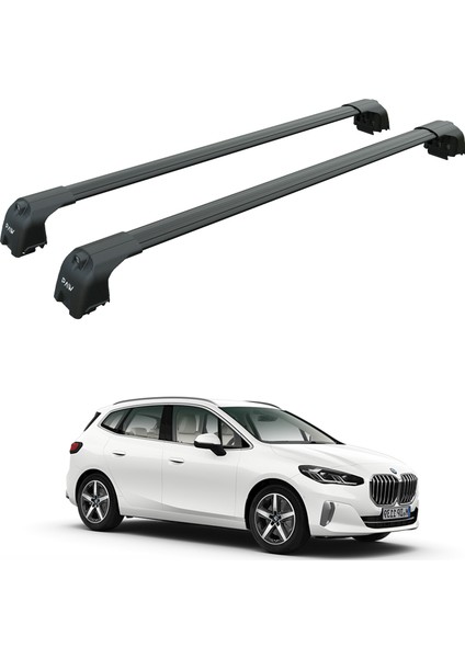 Bmw 2 Active Tourer F46 2022-2025 Portbagaj Taşıyıcı Ara Atkisi - Ara Çubuk Paw Pro 2 Siyah