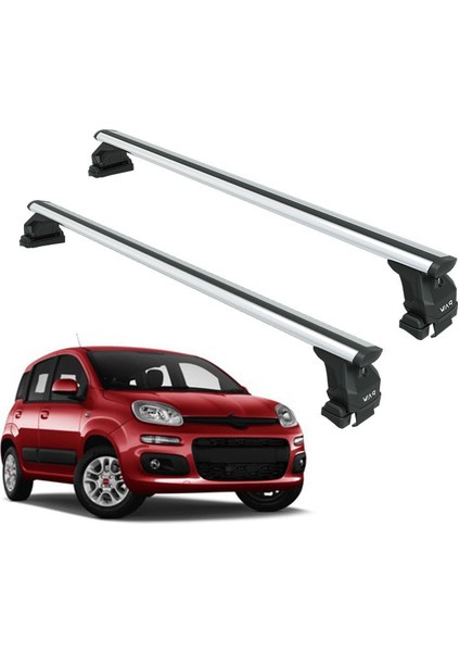 Fitting Roof Racks, Roof Boxes Or Roof Bike Racks Compatible With Fiat Panda 319 Gri 2012- Onwards