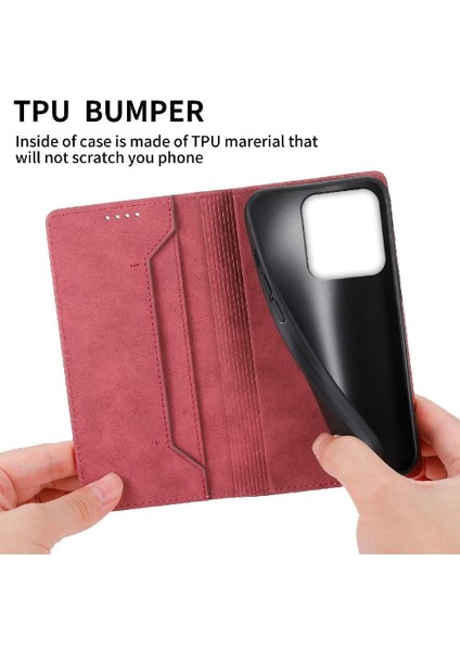 Realme C53 Darbeye Kickstand Tpu Iş Rahat Kart Için Flip Case (Yurt Dışından) indirimleri