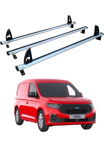 Ford Connect 2023-2025 Araç Üstü Merdiven Sabitleyici, Yük Taşıma Sistemleri Pratik Seri 3 Adet