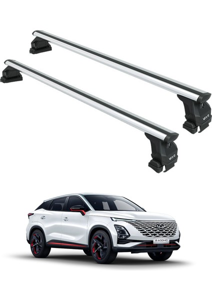 Chery Omoda 5 Oluksuz Üst Tavan Portbagaj Taşıyıcı Ara Atkısı Toros Serisi Pro 4 Gri