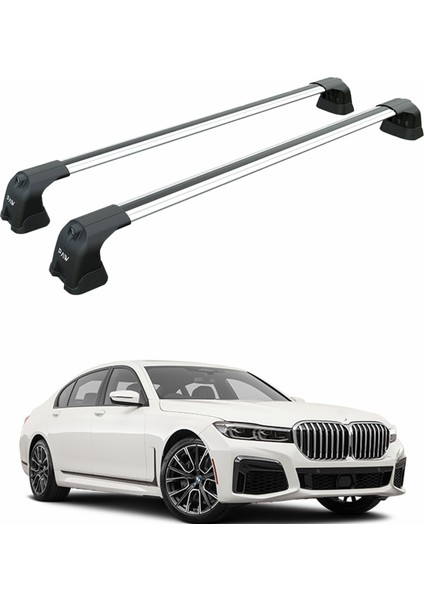 Bmw 7 2022-2025 Portbagaj Taşıyıcı Ara Atkı Aparatı Paw Pro 3 Gri