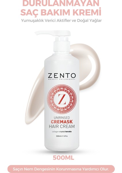 Haır Cream Cremask Durulanmayan Saç Bakım Kremi 500 ml