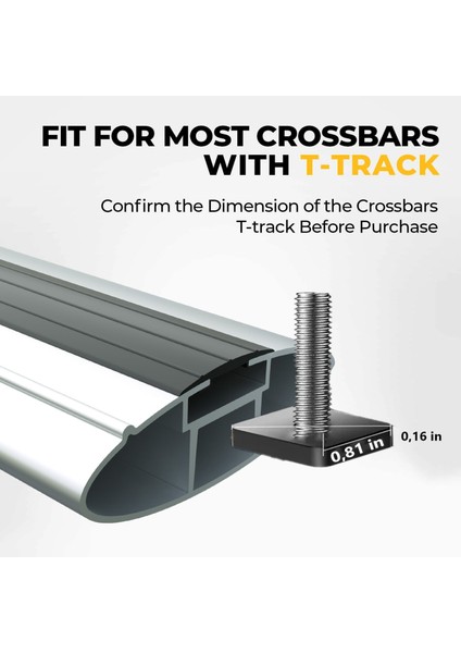 Bmw 4 Series Coupe G22 (2021-2025) – Roof Rack Cross Bars (Fix Point, Aluminum, Siyah) modelleri