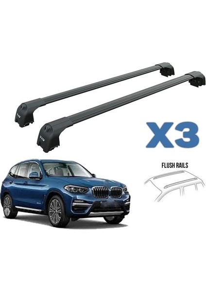 Bmw X3 G01 Portbagaj Taşıyıcı Ara Atkısı 2018- Sonrası Paw Pro 2 Siyah