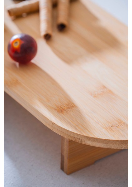 Bambu Ayaklı Oval Sunumluk - 39.5 cm modelleri