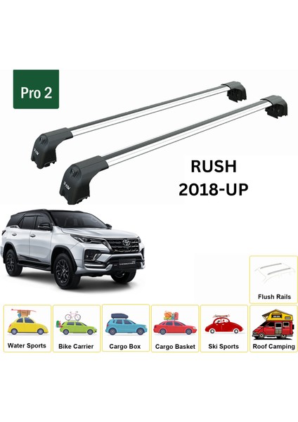 Toyota Rush 2018-2025PORTBAGAJ Taşıyıcı Ara Atkisi - Ara Çubuk Paw Pro 2 Gri fiyatları