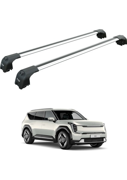 Kia Ev9 2023-2025 Portbagaj Taşıyıcı Ara Atkisi - Ara Çubuk Paw Pro 2 Gri