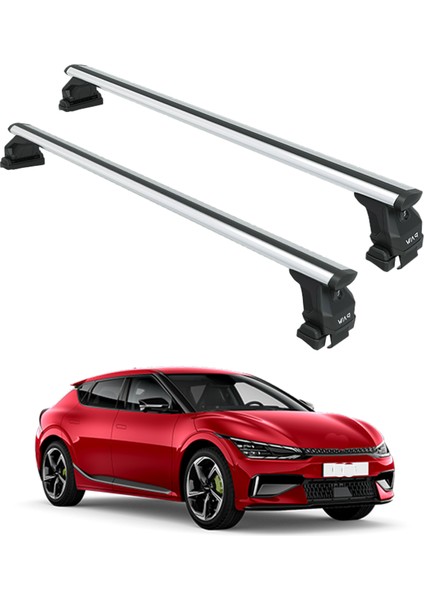 Kia Ev6 2019-2025 Oluksuz Üst Tavan Portbagaj Taşıyıcı Ara Atkısı Toros Serisi Pro 4 Gri