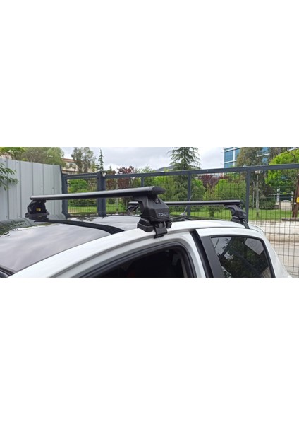 Toyota Yaris Hb 2014-2020 Oluksuz Üst Tavan Portbagaj Taşıyıcı Ara Atkısı Toros Serisi Pro 4 Gri indirimleri