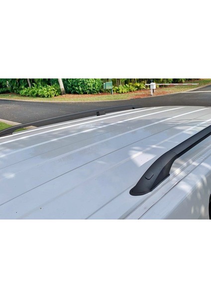 Vauxhall Combo Kısa Şase Van 2008-2018 Araç Üstü Alüminyum Tavan Yan Rayları Plus Serisi - Siyah fırsatları