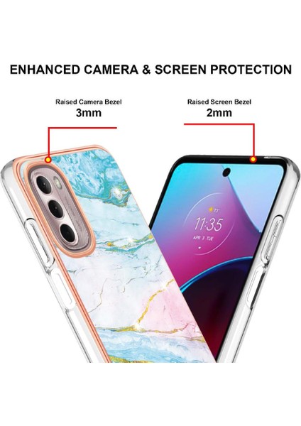 Motorola Moto G Stylus 2022 4g Koruma Için Kılıf Ince Tpu Mermer Desen (Yurt Dışından) modelleri