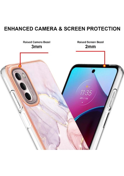 Motorola Moto G Stylus 2022 4g Koruma Için Kılıf Ince Tpu Mermer Desen (Yurt Dışından) modelleri