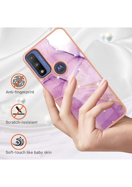 Motorola Moto G Güç 2022 Ince Tpu Yumuşak Tampon Mermer Desen (Yurt Dışından) modelleri