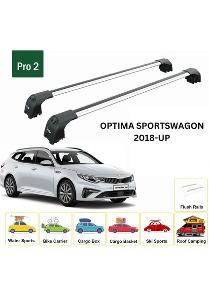 Kıa Optima Sportwagon 2018-2025 Portbagaj Taşıyıcı Ara Atkisi - Ara Çubuk Paw Pro 2 Gri fiyatları