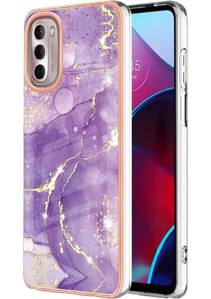 Motorola Moto G Stylus 2022 4g Koruma Için Kılıf Ince Tpu Mermer Desen (Yurt Dışından)