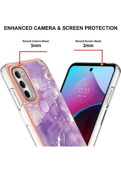 Motorola Moto G Stylus 2022 4g Koruma Için Kılıf Ince Tpu Mermer Desen (Yurt Dışından) modelleri