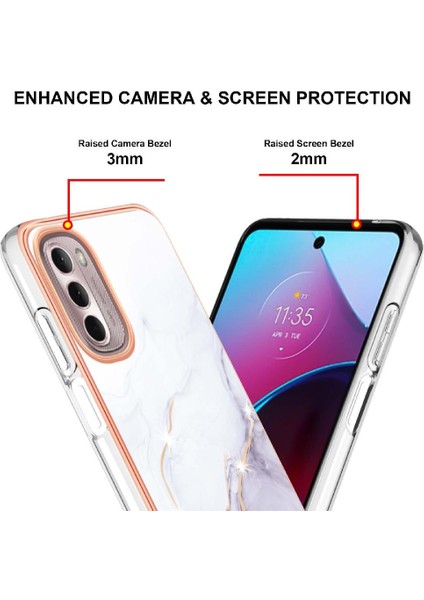 Motorola Moto G Stylus 2022 4g Koruma Için Kılıf Ince Tpu Mermer Desen (Yurt Dışından) modelleri