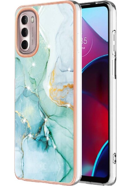 Motorola Moto G Stylus 2022 4g Koruma Için Kılıf Ince Tpu Mermer Desen (Yurt Dışından)