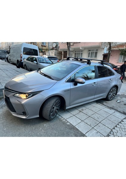 Toyota Corolla Sedan 2013-2018 Oluksuz Üst Tavan Portbagaj Taşıyıcı Ara Atkısı Toros Serisi Pro 4 Gri fırsatları