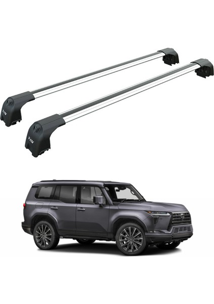 Lexus Gx 550 2024-2025 J250 Portbagaj Taşıyıcı Ara Atkisi - Ara Çubuk Paw Pro 2 Gri