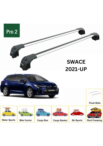 Suzuki Swace 2021-2025 Portbagaj Taşıyıcı Ara Atkisi - Ara Çubuk Paw Pro 2 Gri fiyatları