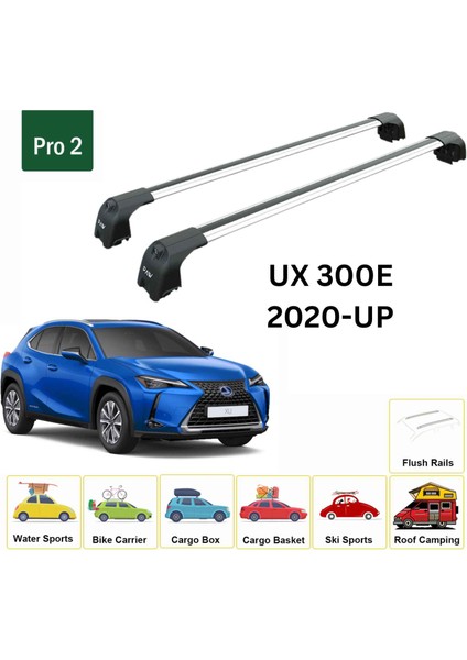 Lexus Ux 350E 2020-2025 Portbagaj Taşıyıcı Ara Atkisi - Ara Çubuk Paw Pro 2 Gri fiyatları