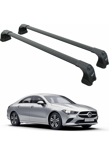 Mercedes Cla C118 2020-2024 Portbagaj Taşıyıcı Ara Atkı Aparatı Paw Pro 3 Siyah