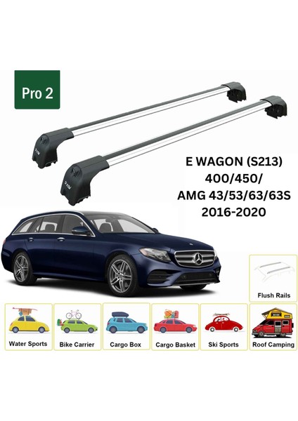 Mercedes E Wagon S213 2016-2020 Portbagaj Taşıyıcı Ara Atkisi - Ara Çubuk Paw Pro 2 Gri fiyatları