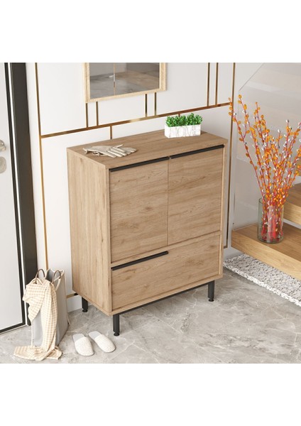 Bohem Ayakkabılık Çok Amaçlı Dolap 3 Kapaklı Metal Ayaklı Sepet BOH8C-S fiyatları