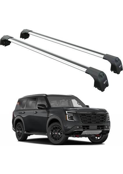 Nissan Armada 2025-2026 Portbagaj Taşıyıcı Ara Atkisi - Ara Çubuk Paw Pro 2 Gri