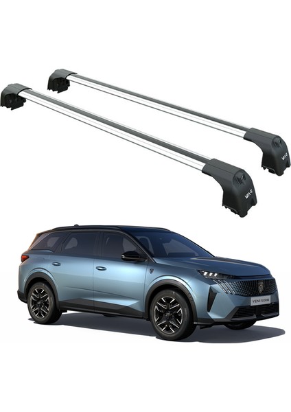 Peugeot 5008 2024- Up Portbagaj Taşıyıcı Ara Atkisi - Ara Çubuk Paw Pro 2 Gri