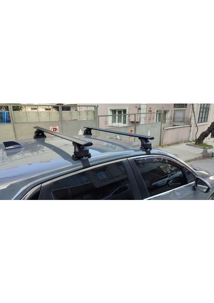 Renault Clio 4 Hatcback Oluksuz Üst Tavan Portbagaj Taşıyıcı Ara Atkısı Toros Serisi Pro 4 Siyah modelleri