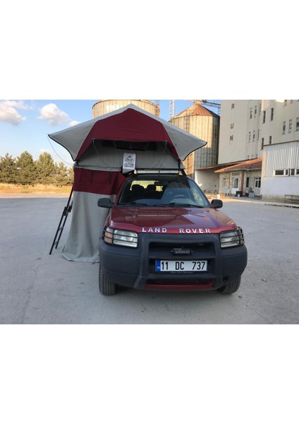 Rooftop Tents:all Season With Rainfly Shoes Bag Ladder 2+1 Pax Large Door High Density Mattress