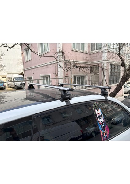 Renault Scenic 2009-2016 Oluksuz Üst Tavan Portbagaj Taşıyıcı Ara Atkısı Toros Serisi Pro 4 Gri modelleri