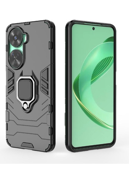 Huawei Nova 11 Se 4g Için Kickstand Darbeye Kapak 360 &deg; Dönen Halka (Yurt Dışından) modelleri