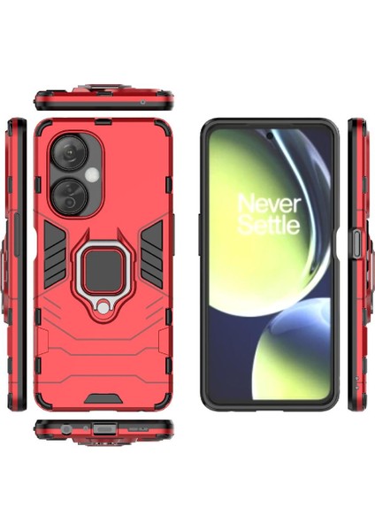 Oneplus Nord Ce 3 5g Askeri Damla Koruma Için Kılıf 360 &deg; Dönen Halka (Yurt Dışından) modelleri