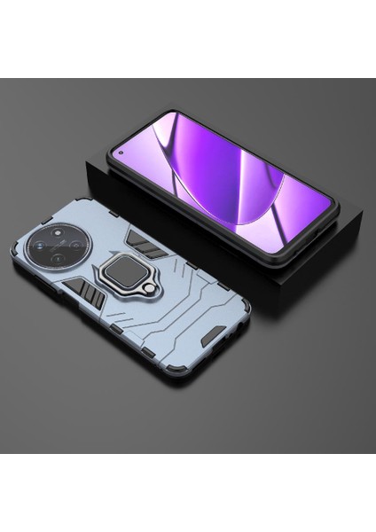 Realme 11 4g Darbeye Dayanıklı Kapak Için Kılıf Kickstand 360 &deg; Dönen Halka Damla (Yurt Dışından) modelleri