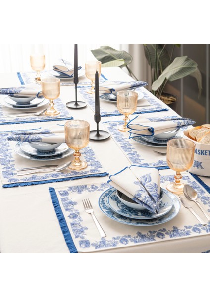 Azure Blue, Premium Seri Sunum Peçetesi, Duck Keten Kumaş 40X40CM fiyatları