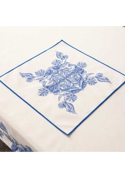 Azure Blue, Premium Seri Sunum Peçetesi, Duck Keten Kumaş 40X40CM modelleri