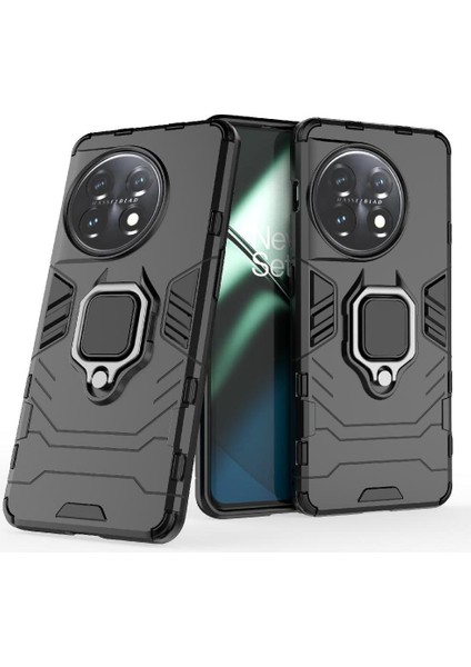 Oneplus 11 Için Kılıf 5g Darbeye Kapak Askeri Damla Koruma Halkası (Yurt Dışından)