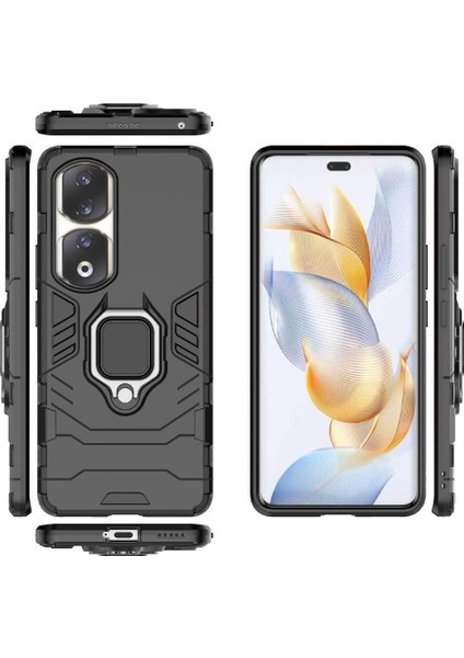 Onur Için Kılıf 90 Pro 5g 360 &deg; Dönen Halka Kickstand Darbeye Kapak Damla (Yurt Dışından) fırsatları