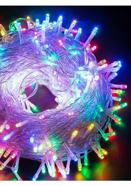 Renkli LED Işık, Yılbaşı Ağacı Işıkları 10 Metre 100 LED Parti Süs Dekor LED Işık modelleri