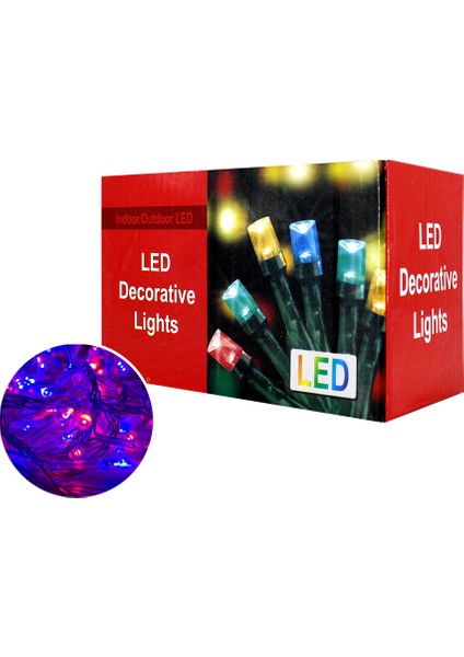 Renkli LED Işık, Yılbaşı Ağacı Işıkları 10 Metre 100 LED Parti Süs Dekor LED Işık indirimleri