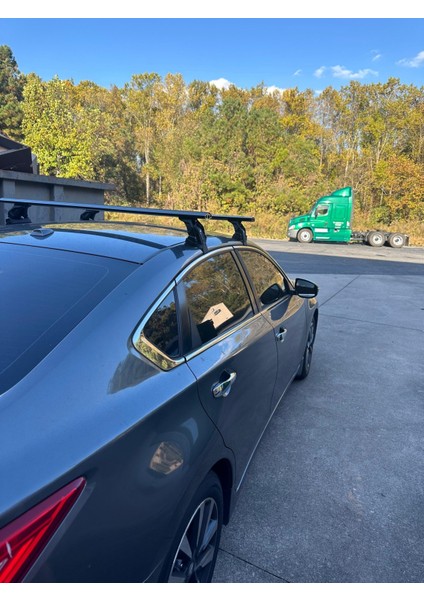 Nissan Maxima 2016-2023 Oluksuz Üst Tavan Portbagaj Taşıyıcı Ara Atkısı Toros Serisi Pro 4 Siyah fırsatları