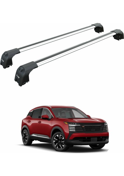 Nissan Kicks 2025-2026 Portbagaj Taşıyıcı Ara Atkisi - Ara Çubuk Paw Pro 2 Gri