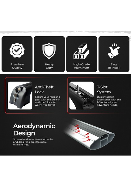 Nissan Kicks 2025-2026 Portbagaj Taşıyıcı Ara Atkisi - Ara Çubuk Paw Pro 2 Gri modelleri