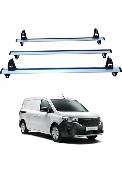 Nissan Townstar 2021-2025 Araç Üstü Merdiven Sabitleyici, Yük Taşıma Sistemleri Pratik Seriminum, 3 Adet